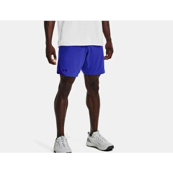 Under Armour 1362289 401 Men's Size Small Blue Elevated Woven 2.0 Fitted Shorts - Picture 1 of 4